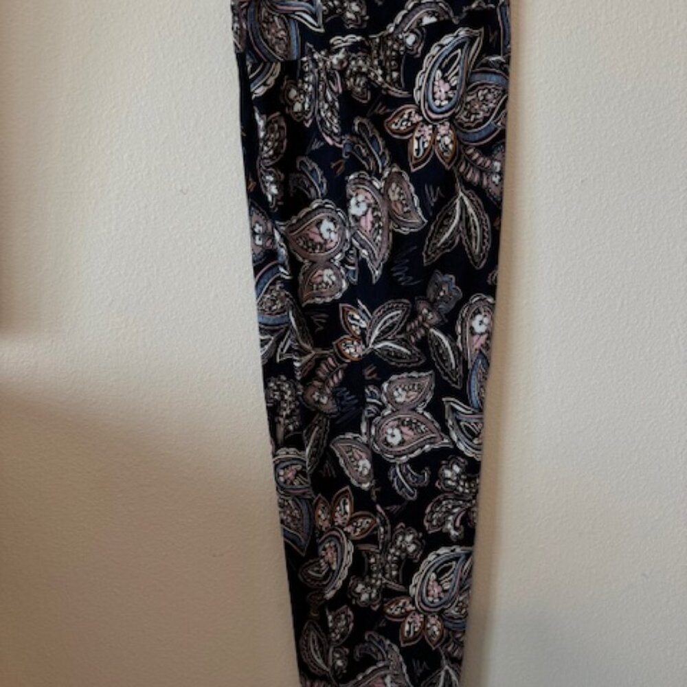 Women's paisley print pants, size 16